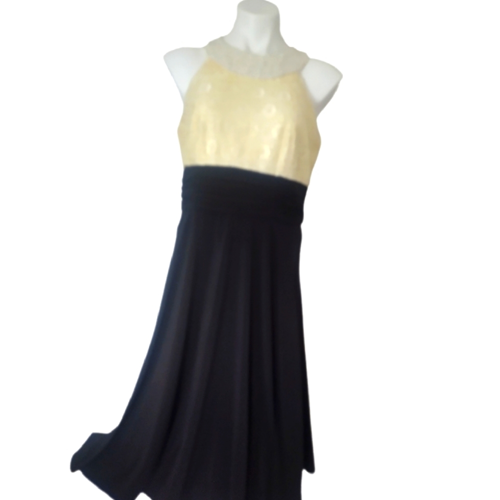 JESSICA HOWARD Cocktail Dress in Cream & Black size 16